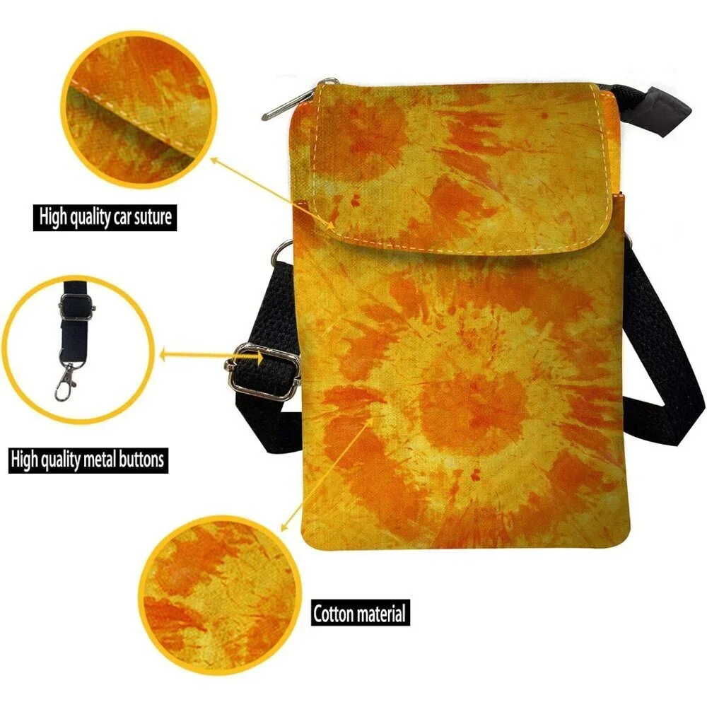 Canvas Crossbody Bags for Women Small Cellphone Purse Travel Cute Gift
